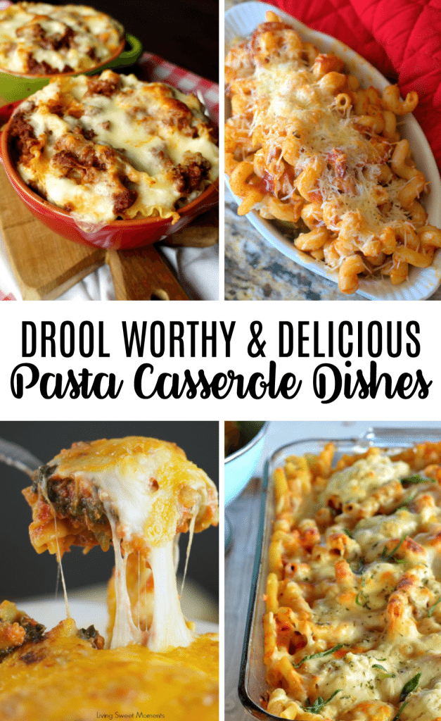 Drool Worthy and Delicious Pasta Casserole Dishes- some amazing main dish recipes to try out! 