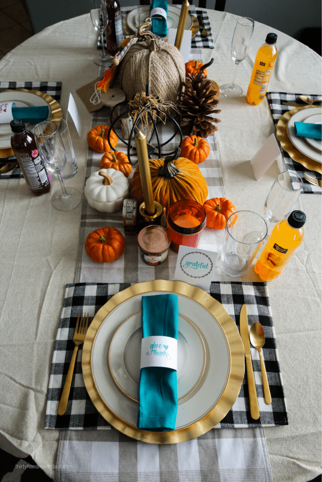 Holidays: Thanksgiving Printables to use for the special day. Download, print and fill in! via www.thirtyhandmadedays.com