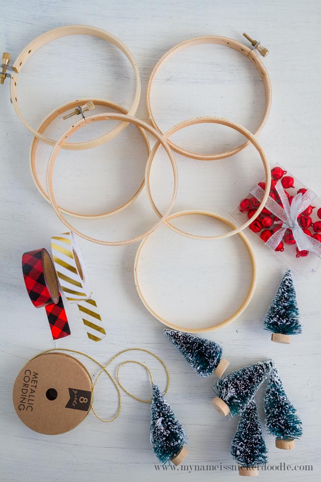 Adorable Christmas Tree Ornaments are super easy and inexpensive to make! 