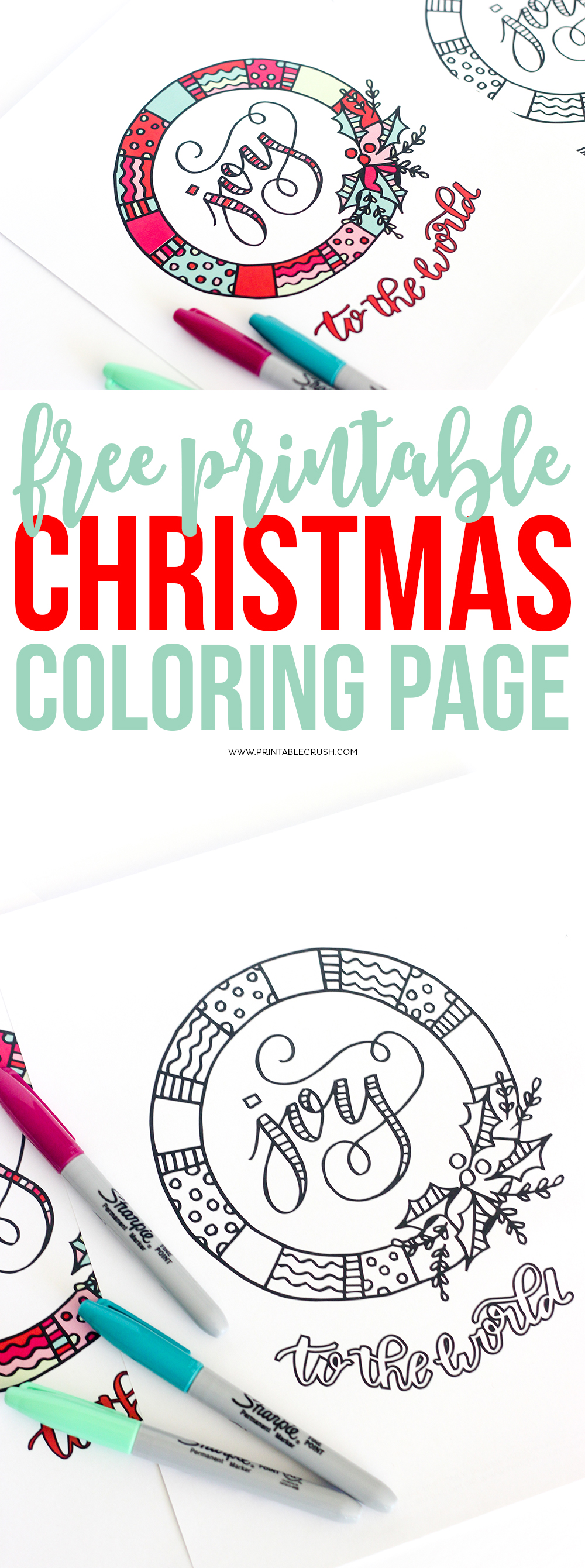 Print off some of these FREE Printable Christmas Coloring Pages for a fun activity for kids or adults this holiday season.