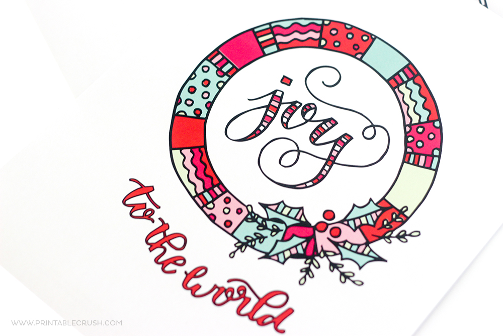 printable christmas coloring page