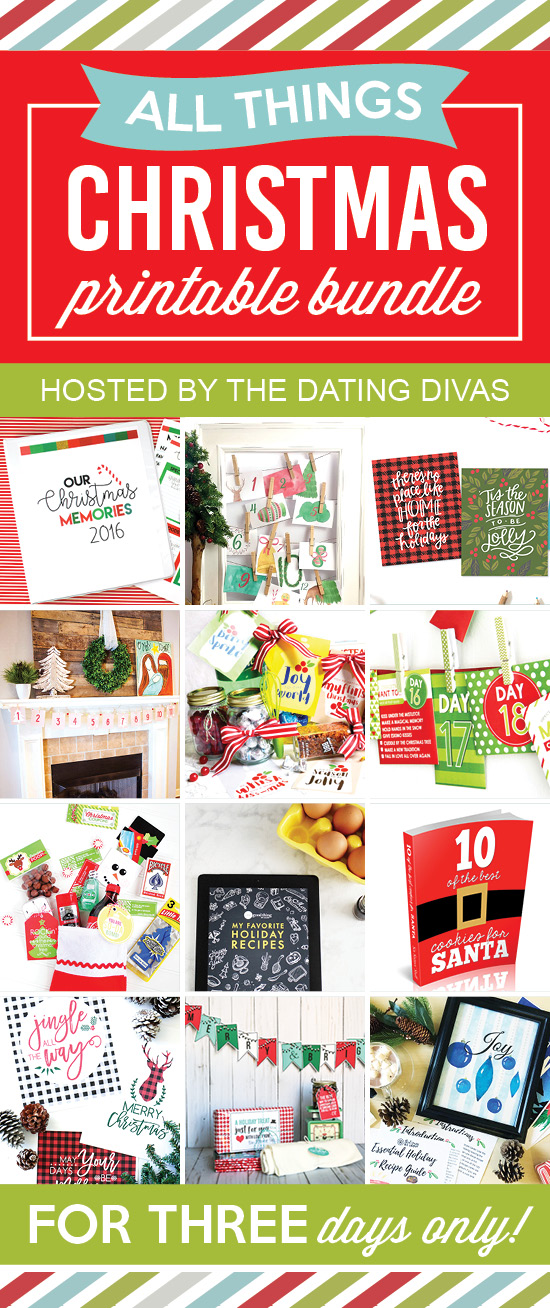 Holidays: All Things Christmas Printable Bundle - get in on something so fun for the holidays with this printable pack!