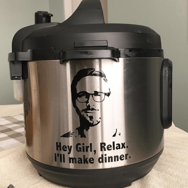 I'm so in love with my Instant Pot that I gave it a decal! 