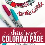 Christmas Coloring Pages - download these cute pages to celebrate the holidays. from www.thirtyhandmadedays.com