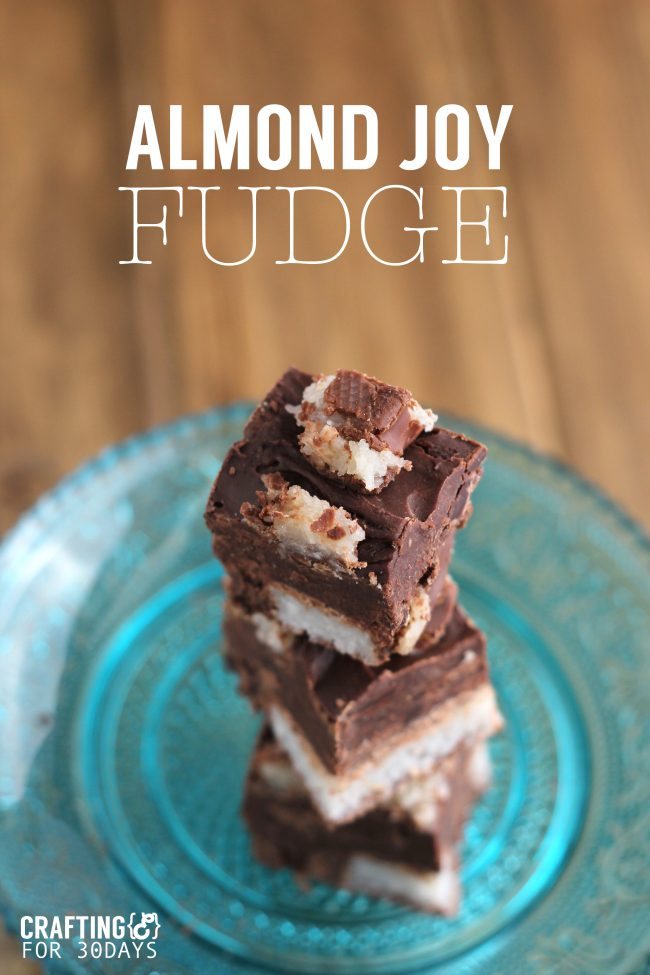 Food: Almond Joy Fudge - using only a handful of ingredients, make this tasty treat for the holidays! 