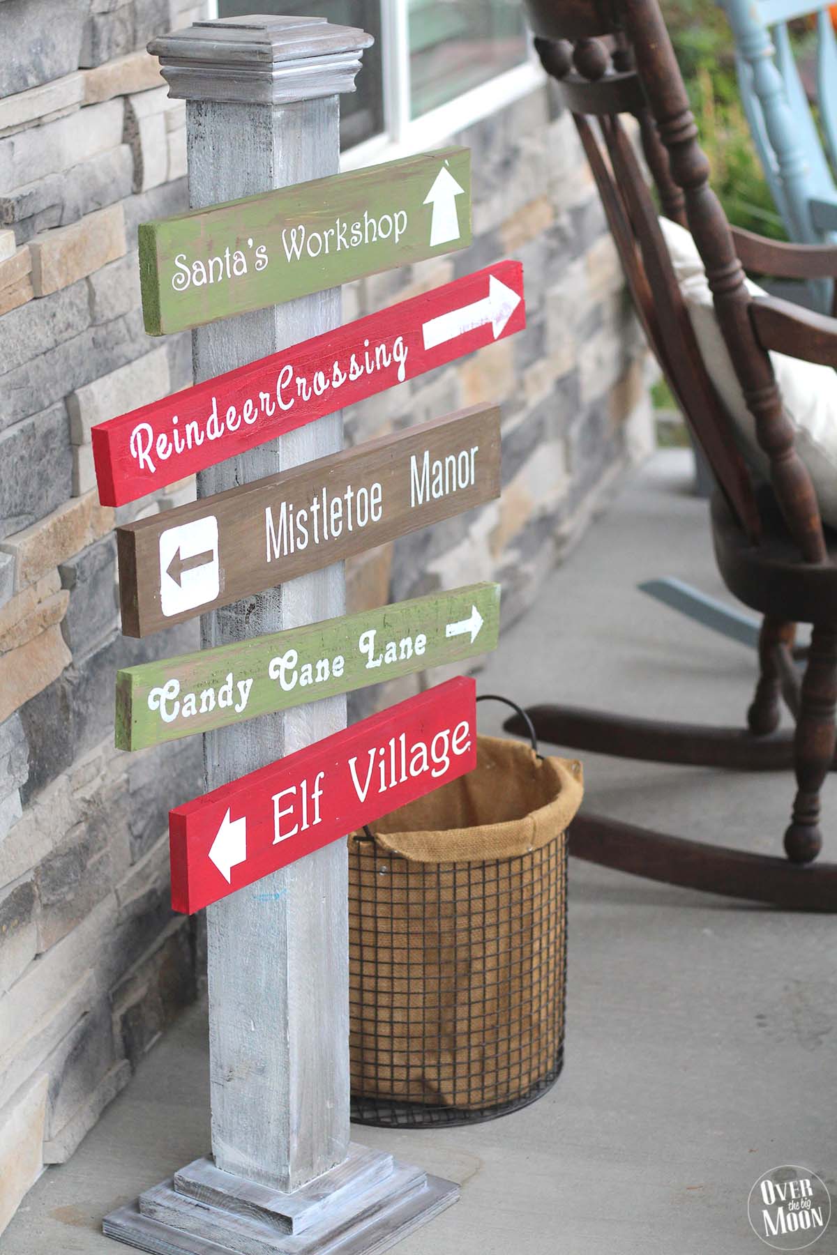 DIY North Pole Sign