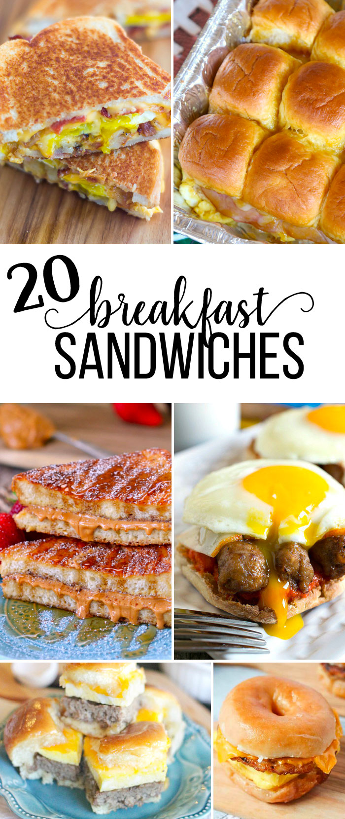 20 Breakfast Sandwich Recipes to Try Out! www.thirtyhandmadedays.com