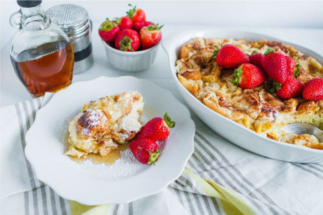 Yum! This French Toast Souffle is such a treat for breakfast in the morning. You make it ahead and then indulge the morning of. thirtyhandmadedays.com