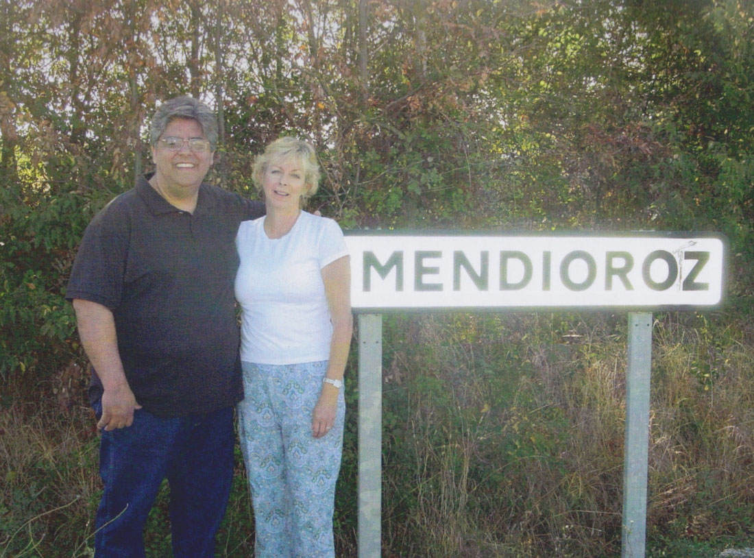 The town our family established in Mendioroz, Spain 