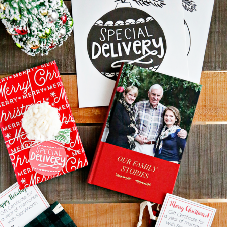 Shopping: Make your loved ones holidays special with Storyworth. Special Delivery tags included!