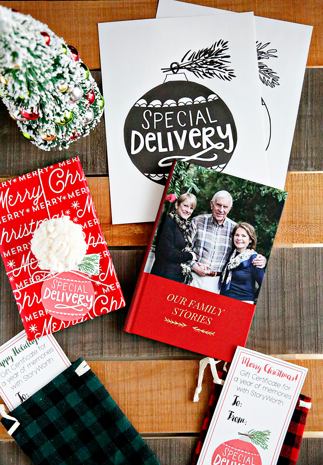 Shopping: Make your loved ones holidays special with Storyworth. Special Delivery tags included!