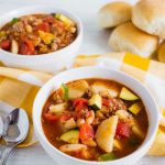 Food: Gabriel's Goulash - the perfect dinner recipe that will keep you nice and warm. www.thirtyhandmadedays.com