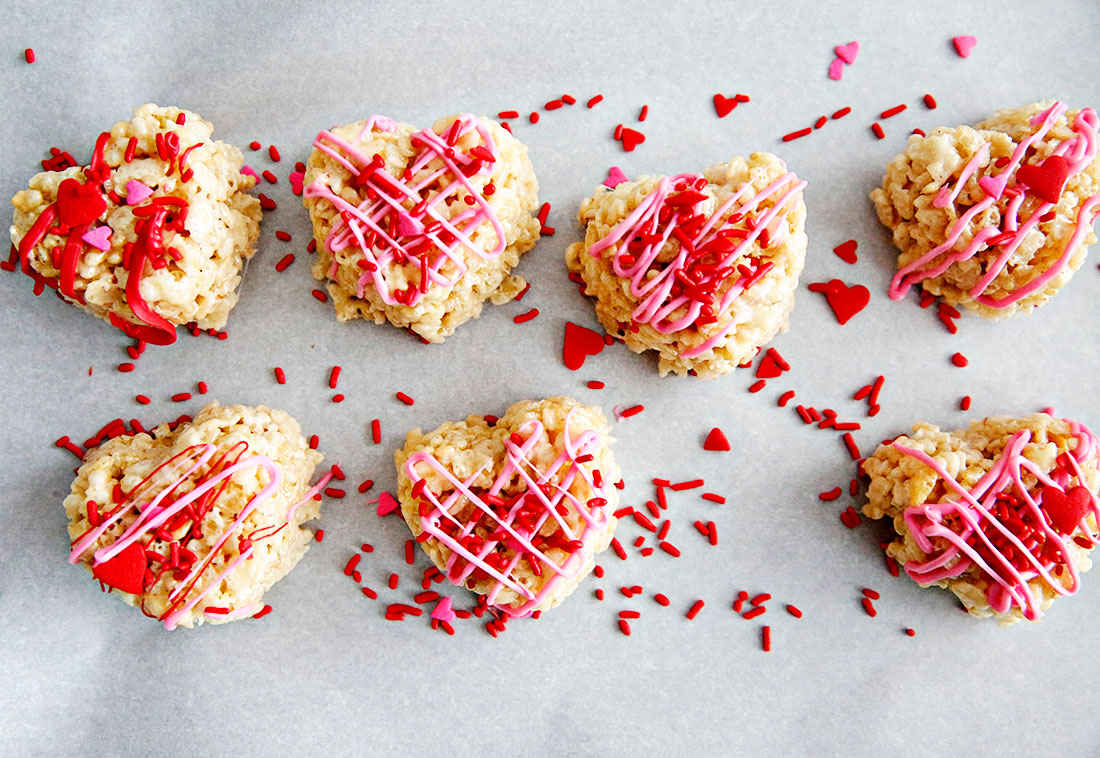 Heart Rice Krispie Treats