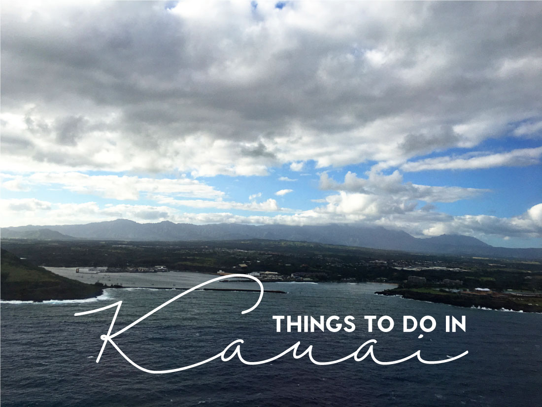 Travel - Things to do in Kauai - my favorite places to go and eat on the island. 