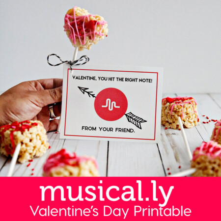 Holiday and party: Musical.ly Valentine's Day Printable -- your tweens and teens will love this one! www.thirtyhandmadedays.com
