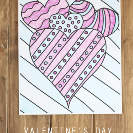 Holidays: Valentine's Day Coloring Page! A simple little drawing to color in for the holiday. via www.thirtyhandmadedays.com