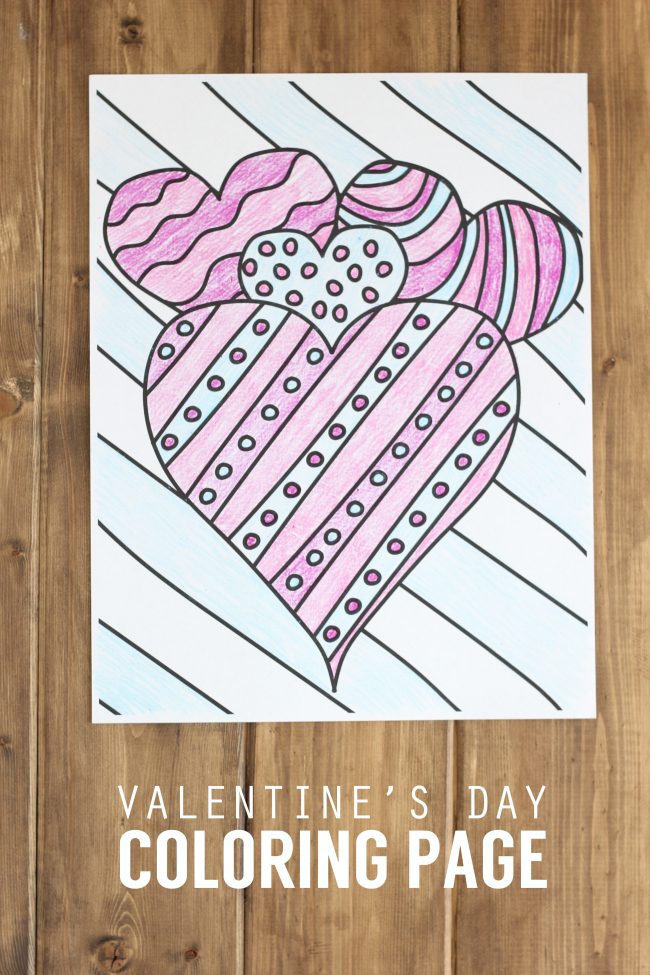 Holidays: Valentine's Day Coloring Page! A simple little drawing to color in for the holiday. 