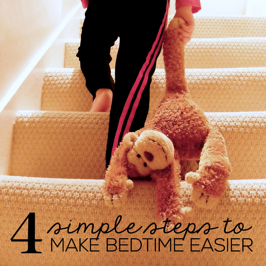 Parenting: 4 Simple Steps to Make Bedtime Easier from www.thirtyhandmadedays.com