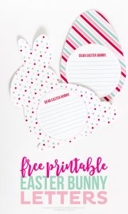 Free Printable Easter Bunny Letters - Thirty Handmade Days