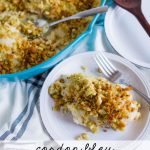 Food: Cordon Bleu Casserole- an easy to whip up dinner recipe that your family will love! via www.thirtyhandmadedays.com