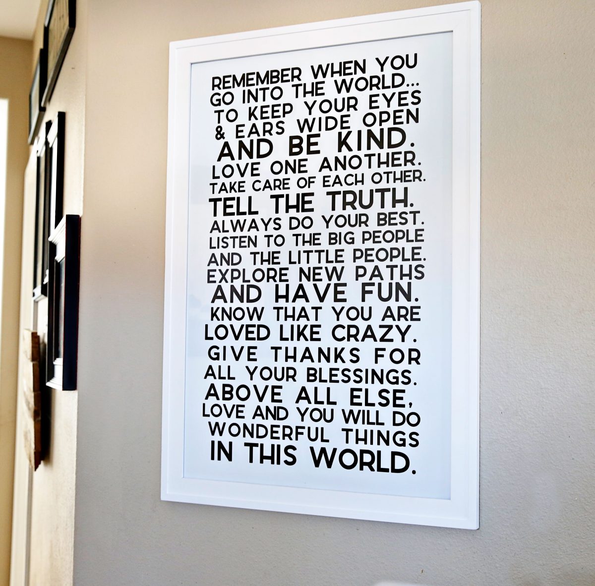 Inspiring Quotes for Home Decor one of these prints to hang in your home