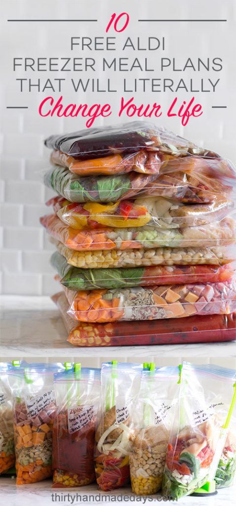 10 Free ALDI Freezer Meal Plans That Will Literally Change Your Life