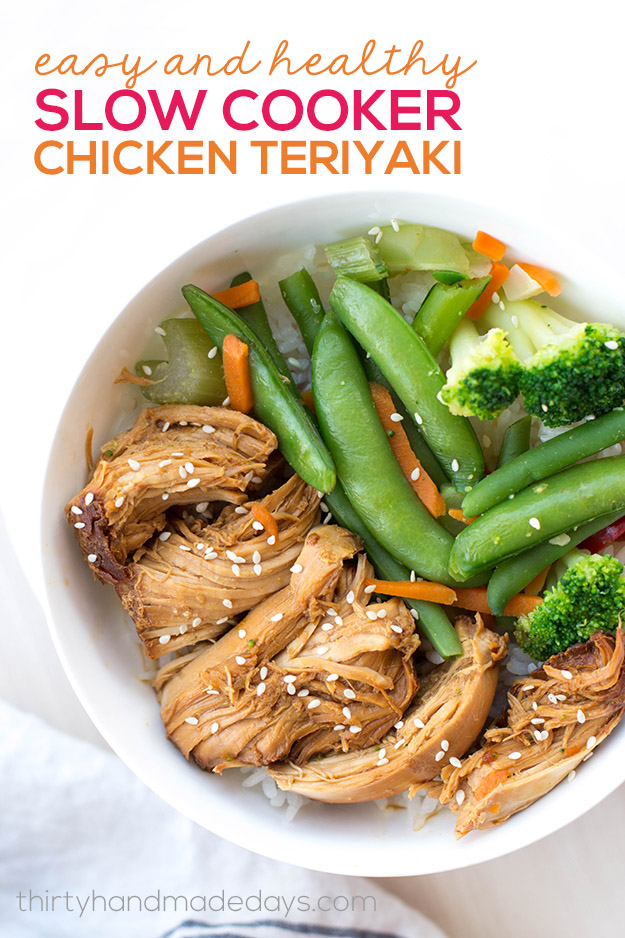 Easy and Healthy Slow Cooker Chicken Teriyaki Recipe