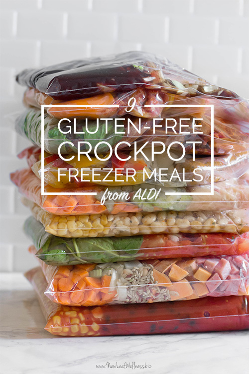 9 Gluten Free Crockpot Freezer Meals from ALDI - 9 meals in 90 minutes