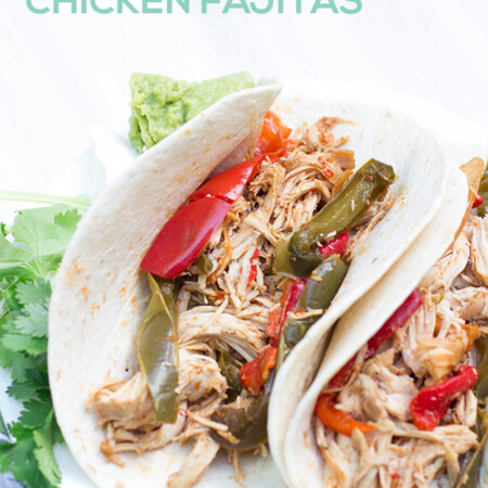 Easy and Healthy Slow Cooker Chicken Fajitas