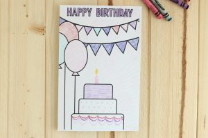 birthday coloring pages