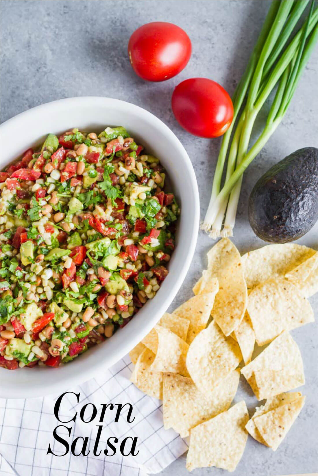 Food: Corn Salsa, an easy appetizer that tastes amazing! from thirtyhandmadedays.com