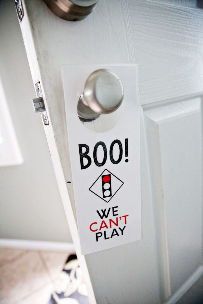 Printable Kids Play Door Hanger