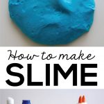 How to make slime - a fluffy slime recipe to try out for a fun kids activity! from www.thirtyhandmadedays.com