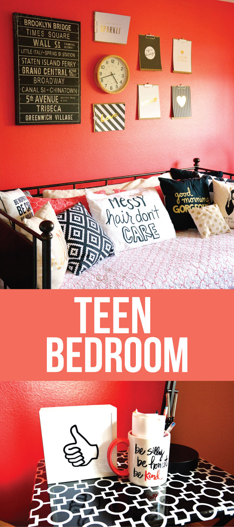 Teen Girl's Bedroom: A simple update to a girls bedroom to make it all hers! 
