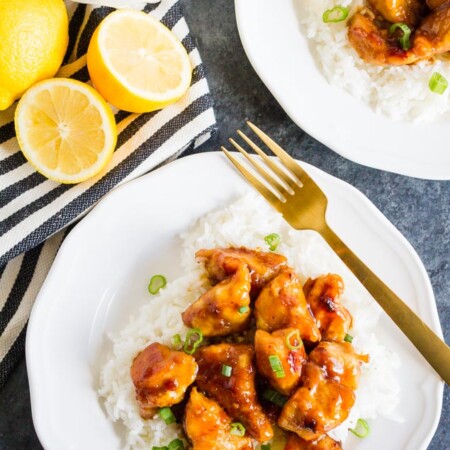 Asian Lemon Chicken is super simple to make and faster than ordering take out!