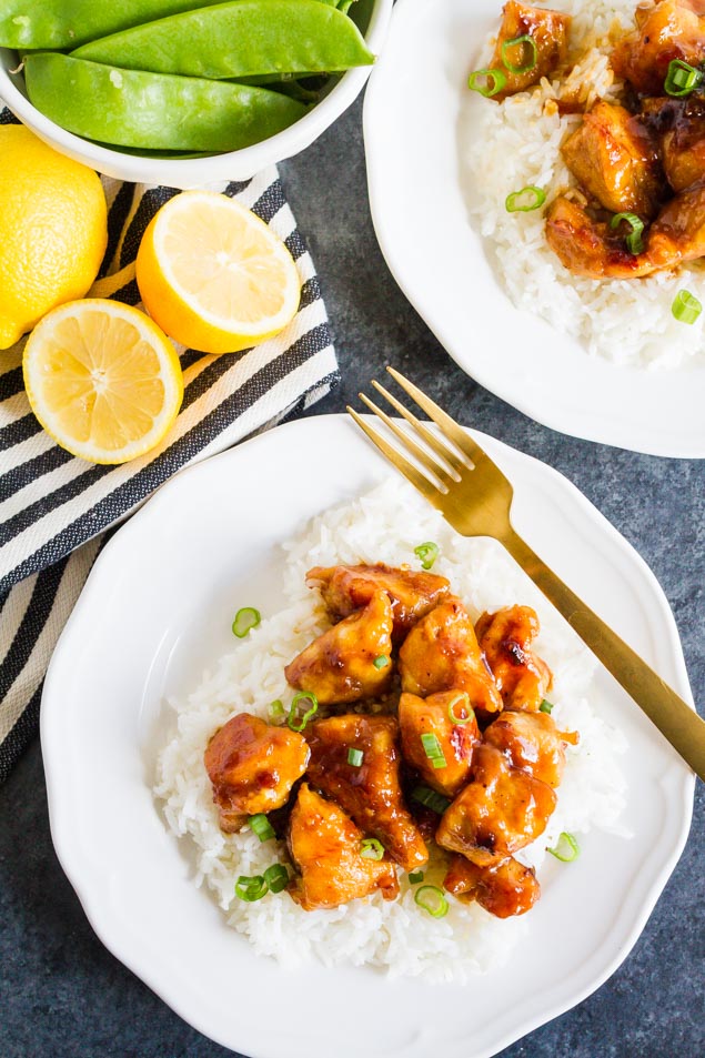 Asian Lemon Chicken is super simple to make and faster than ordering take out! Try out this Asian Lemon Chicken Recipe and it'll be your new favorite via thirtyhandamdedays.com 