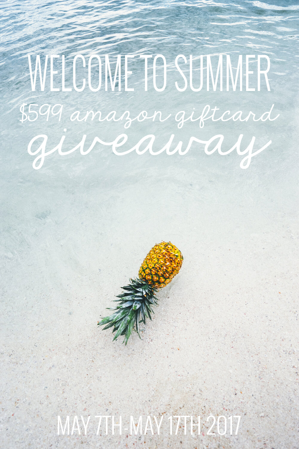 $599 Amazon Gift Card Giveaway to kick off summer