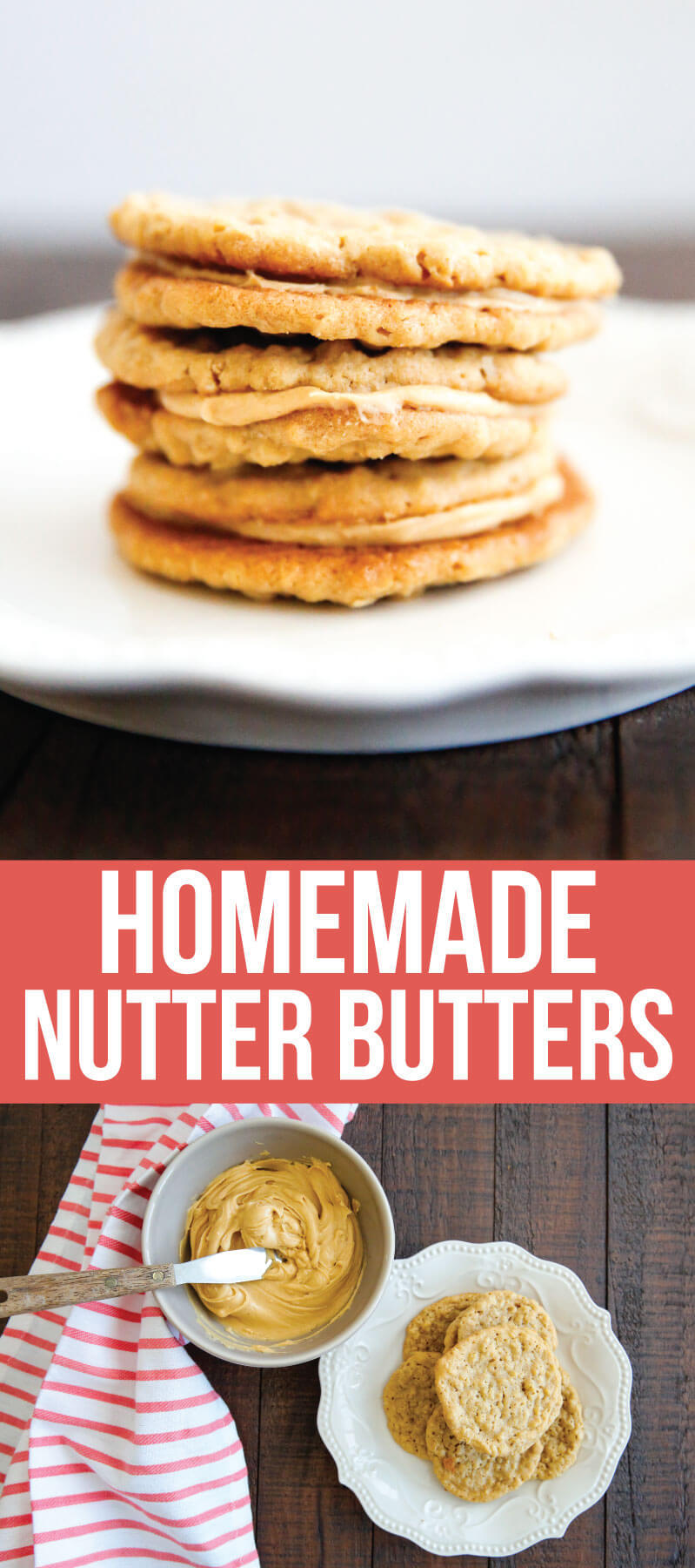 Homemade Nutter Butters- these cookies are like whoopie pies with all things peanut butter. They melt in your mouth!