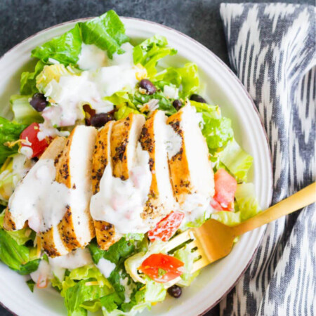 Santa Fe Chicken Salad - a simple, refreshing salad recipe that's perfect for summer!