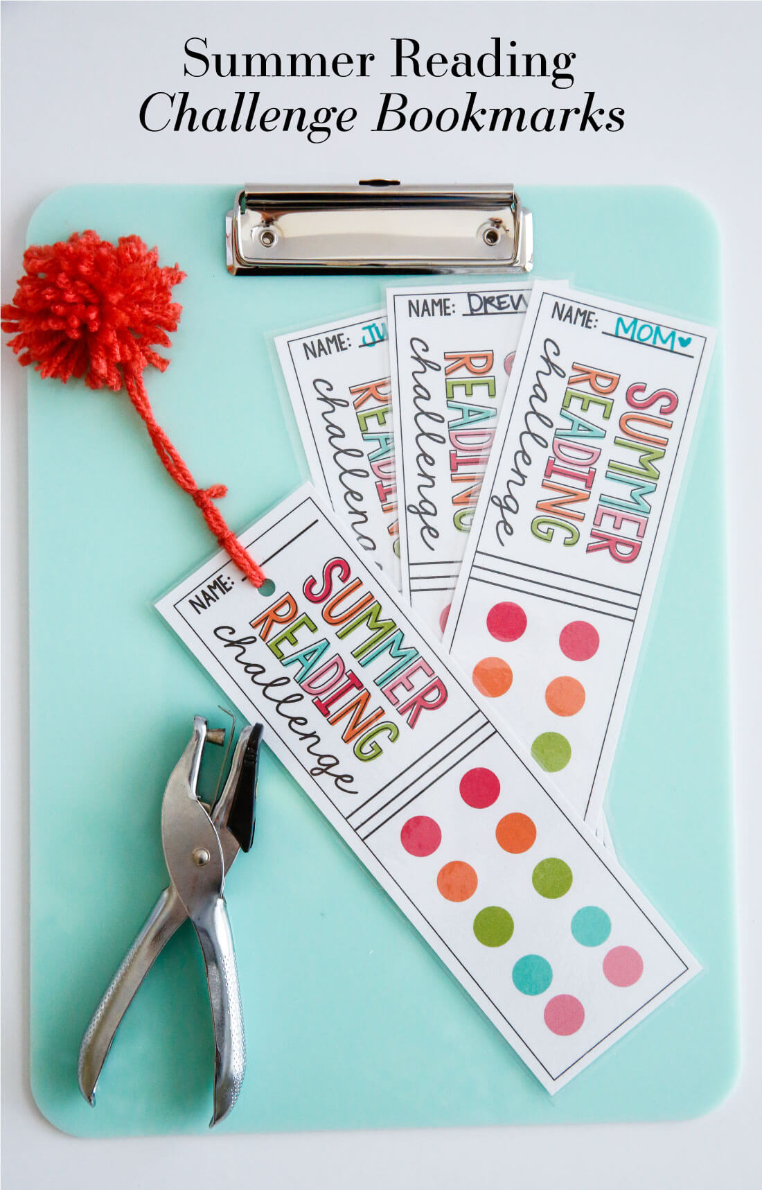 Punch Card Bookmarks (Free Printable) ~ Mama Refreshed