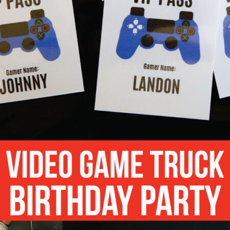 Video Game Truck Birthday Party - all of the ideas! www.thirtyhandmadedays.com