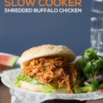 xSkinny Slow Cooker Shredded Buffalo Chicken