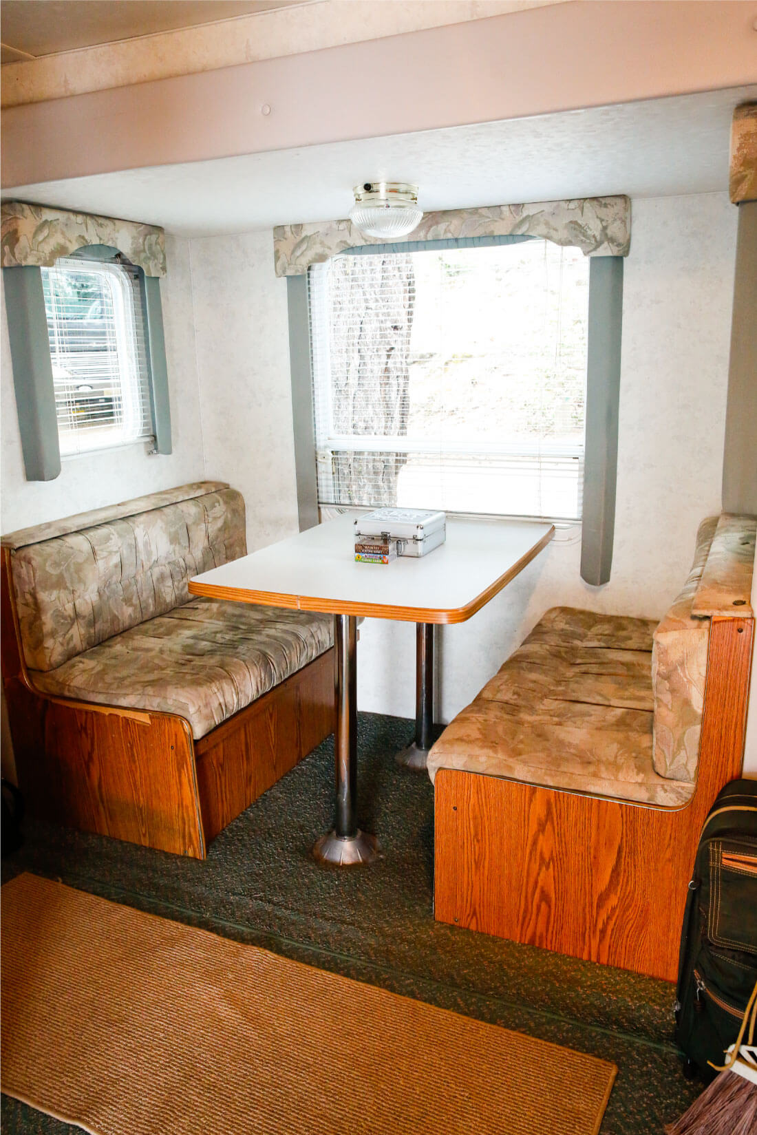 Tips for RVing from someone who hated tent camping - the inside of our RV 2