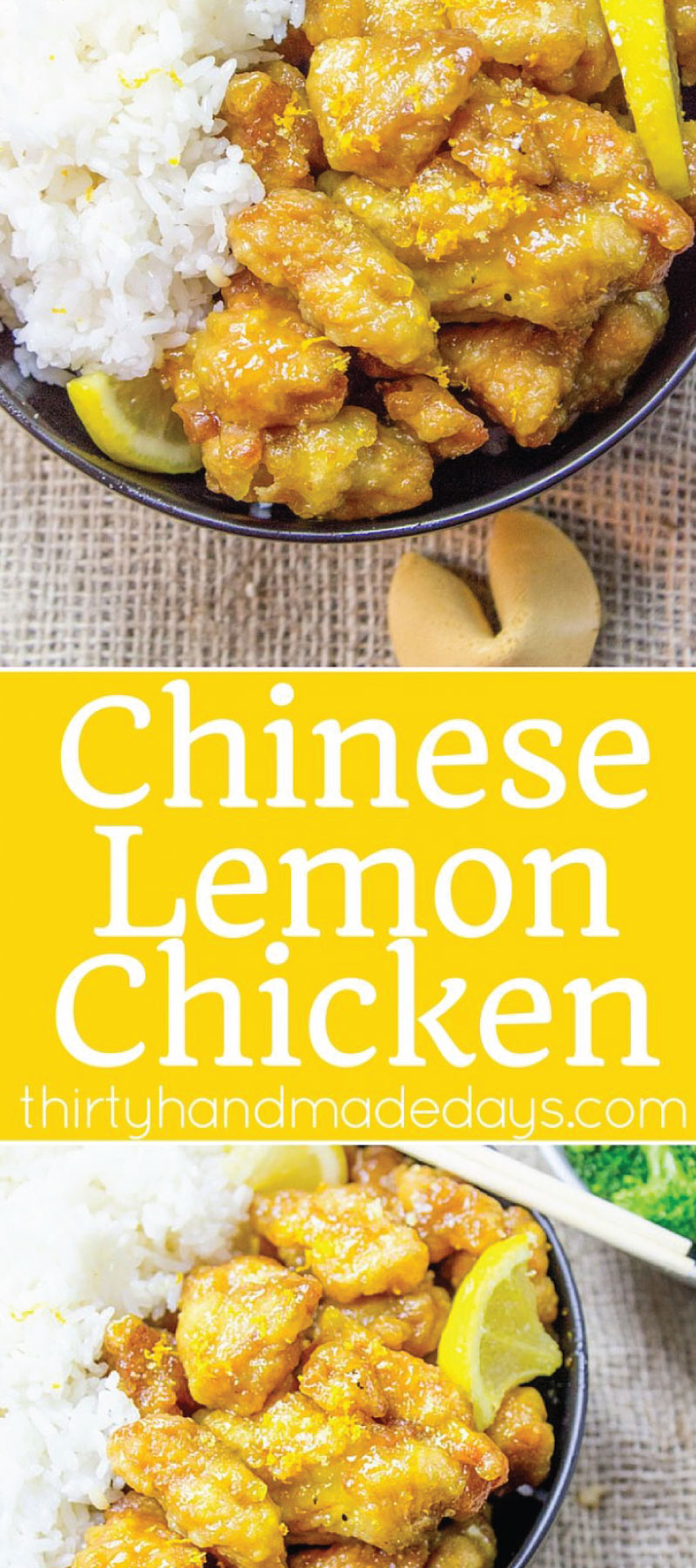 Chinese Lemon Chicken - because it's better homemade!