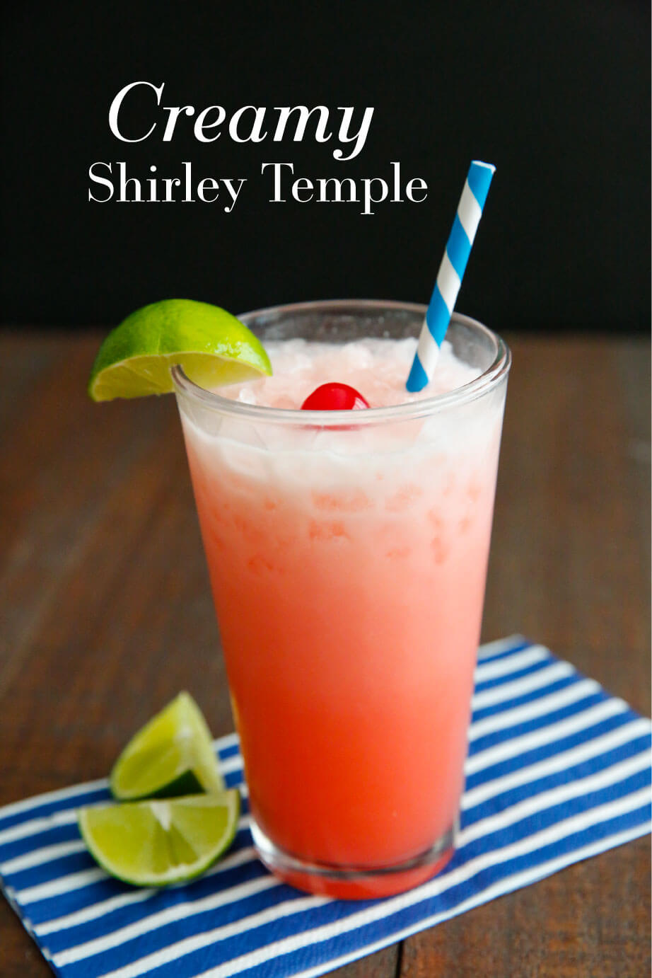 Creamy Shirley Temple Drink