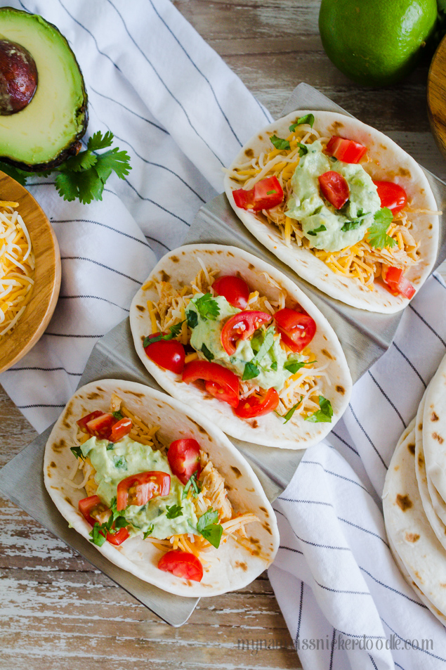 Instant Pot Chili Lime Chicken Street Tacos