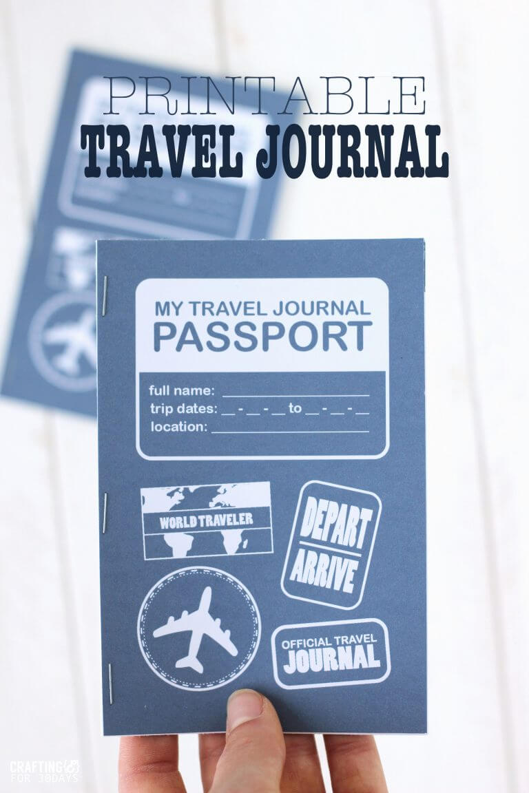 Download this printable travel journal to use for all your summer travels! 