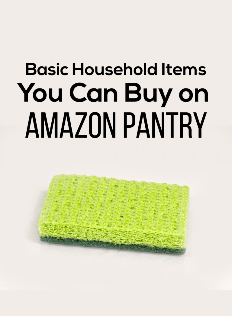 Basic Household Items You Can Buy on Amazon Pantry