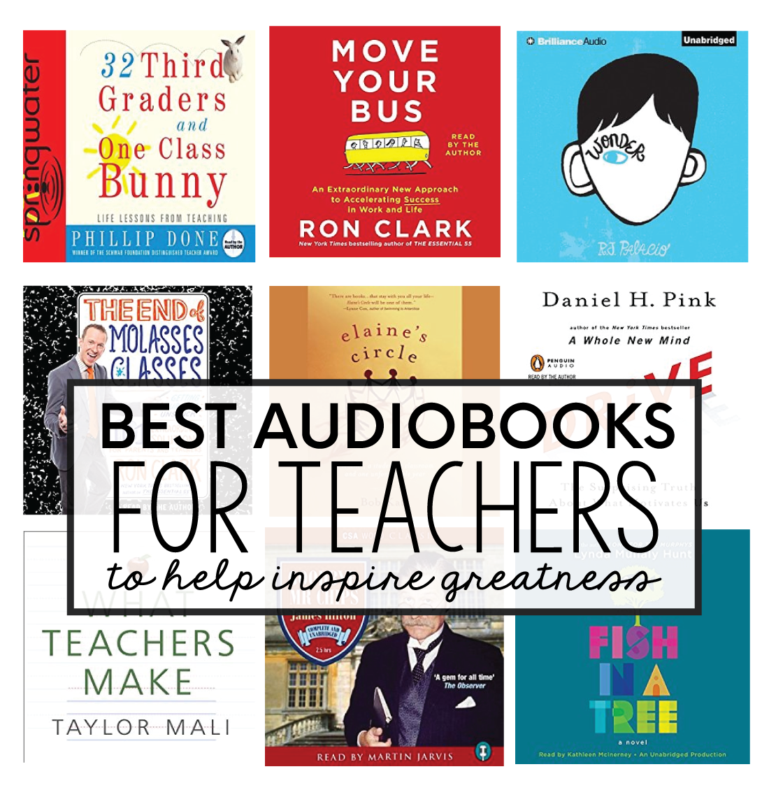 Best Audible Books for Teachers to inspire greatness