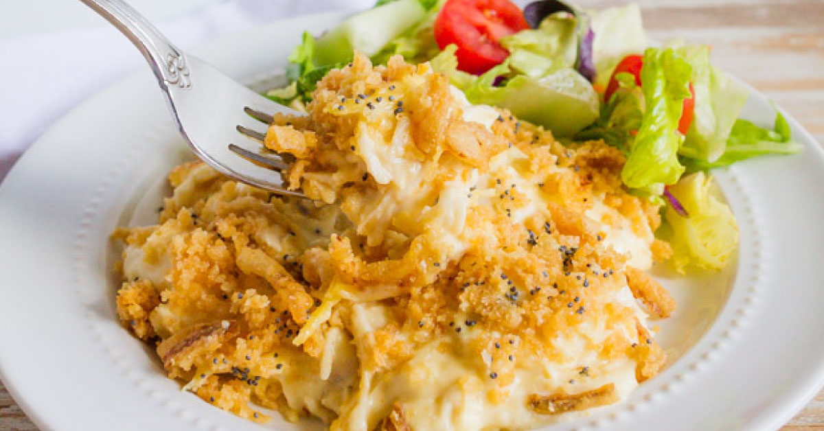 Ritz Chicken Casserole | Recipe from 30 Days Blog